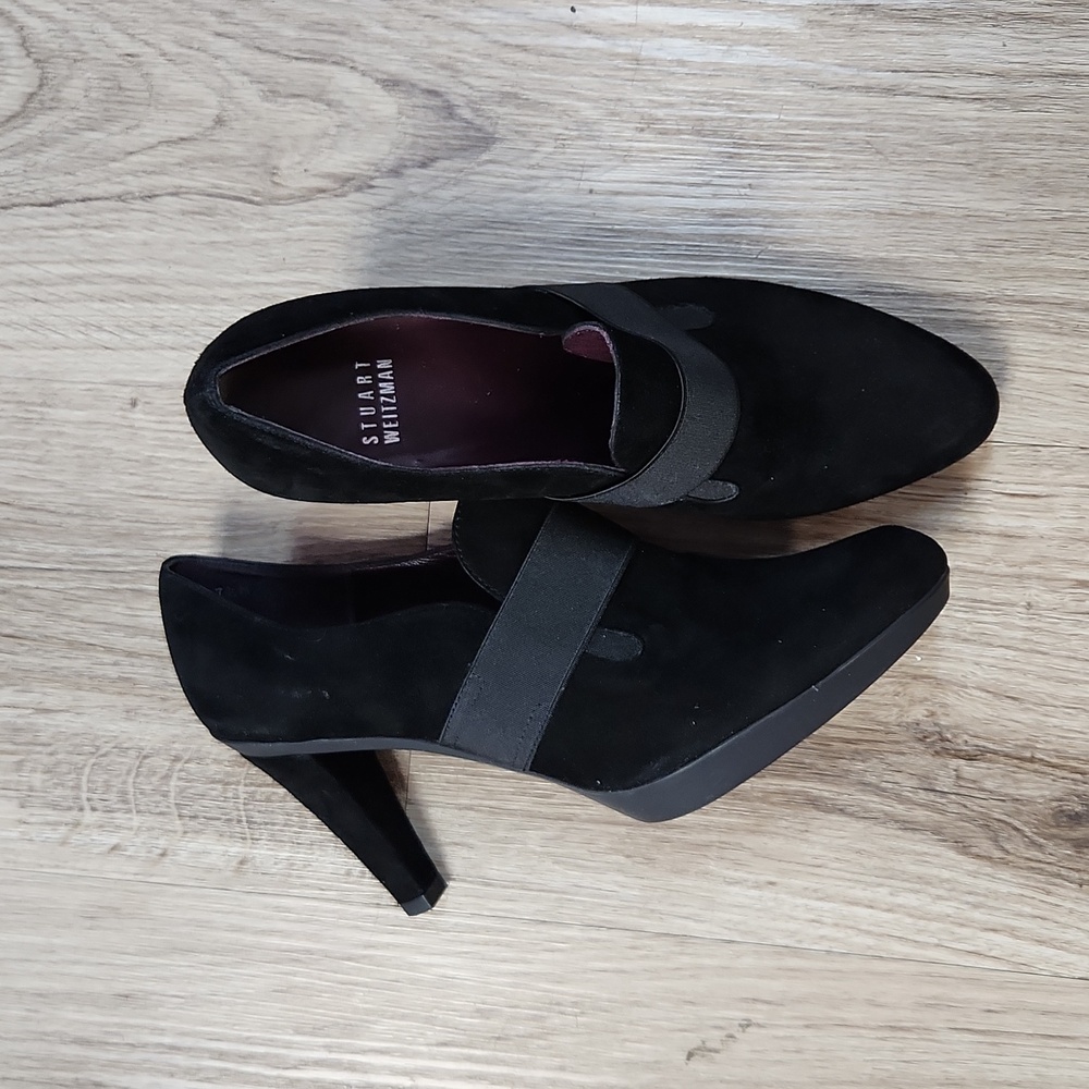 STUART WEITZMAN suede heels